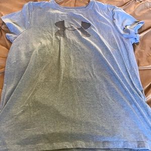 Under Armour Blue and Gray T-shirt